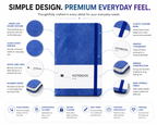 A5 Everyday Notebook – Stylish Journal for Notes, Study, Work, Planning & Daily Ideas  More unique / premium option: