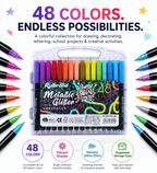 ruibrand metaillic glitter 48 colours