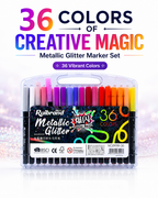 ruibrand metallic glitter 36 colours