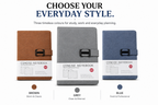 A5 Concise Notebook – Stylish Hardcover Journal with Secure Front Closure for Students, Office & Everyday Use