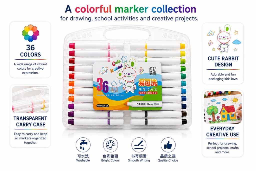 cute rabbit acrylic maker 36