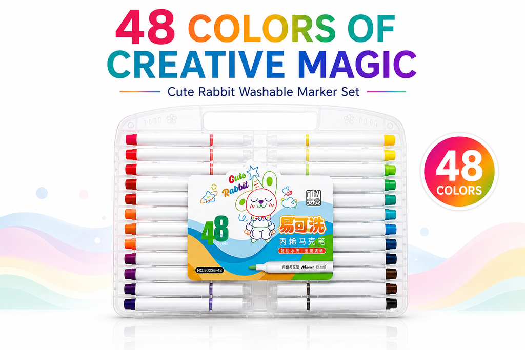 cute rabbit acrylic marker 48