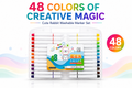 cute rabbit acrylic marker 48