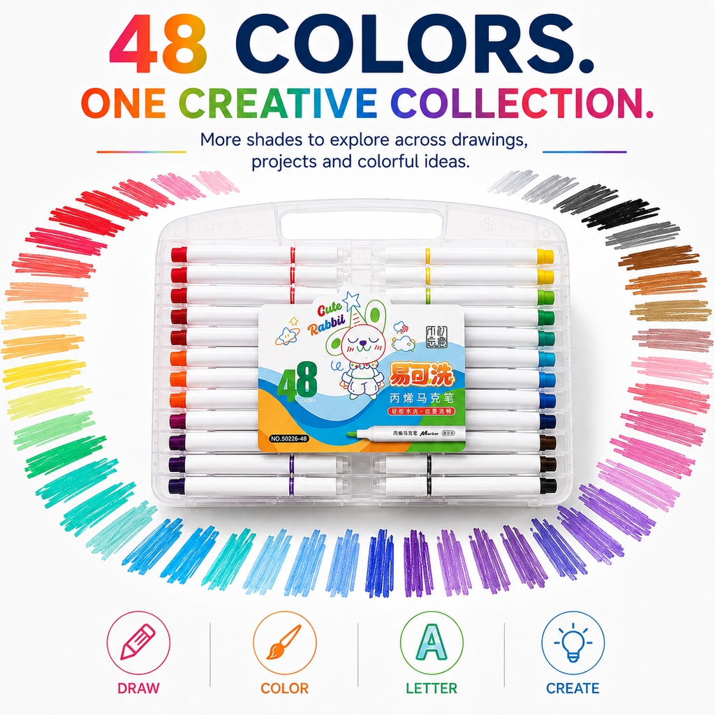 cute rabbit acrylic marker 48