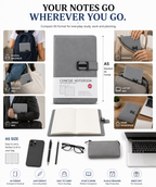 A5 Concise Notebook – Stylish Hardcover Journal with Secure Front Closure for Students, Office & Everyday Use