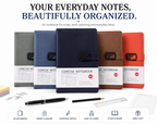 Elegant A5 Concise Notebook – Hardcover Diary for Everyday Writing, Organized Notes & Planning