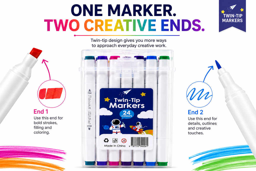 twin tip marker 24