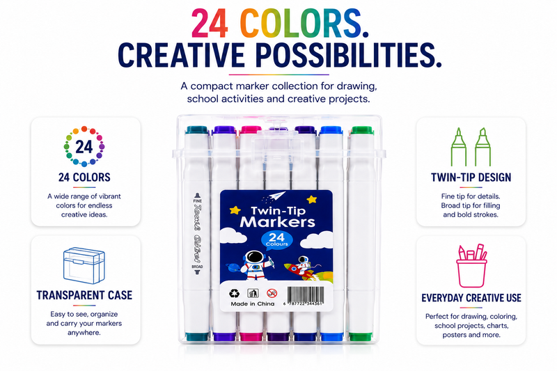 twin tip marker 24