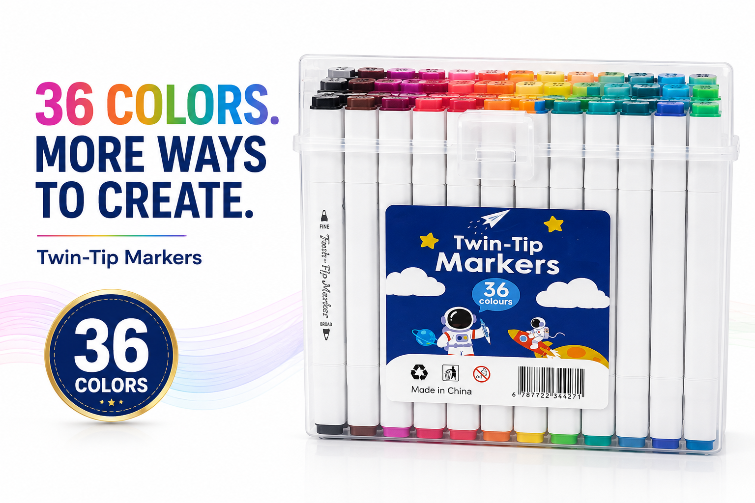 twin tip marker 36