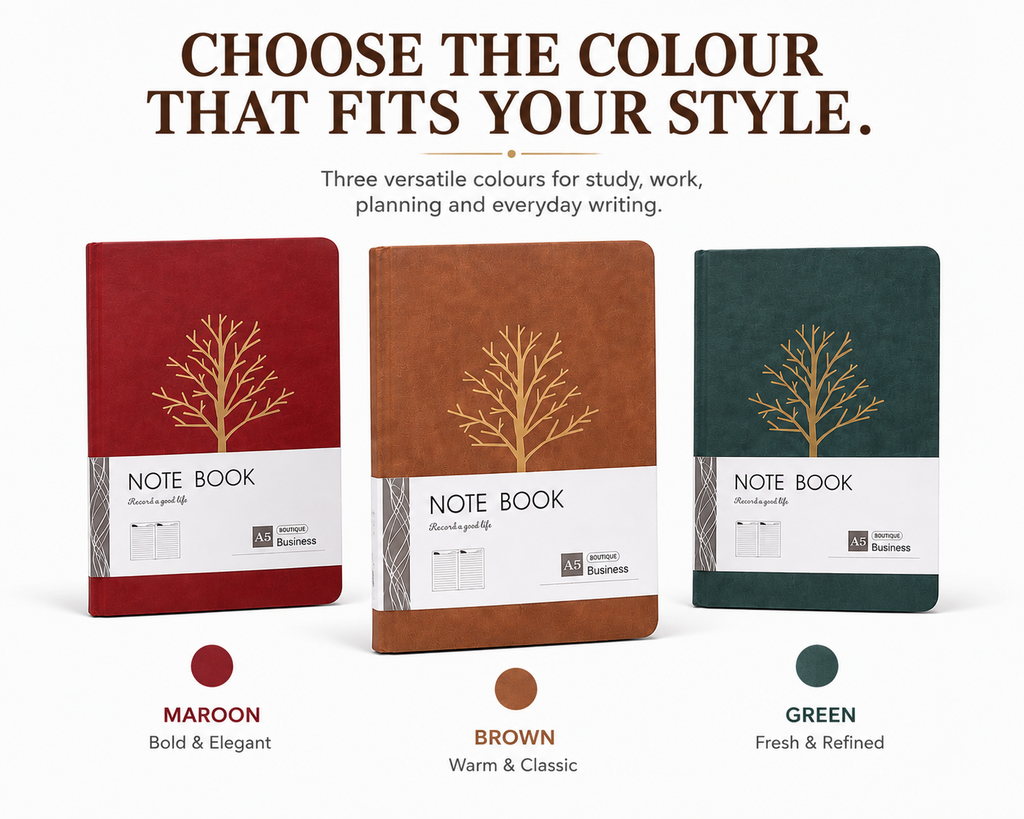 Tree design Journal A5 Ruled notebook hardcover Aesthetic Business notebook