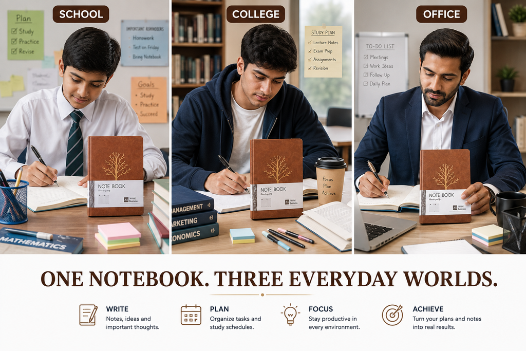 Tree design Journal A5 Ruled notebook hardcover Aesthetic Business notebook