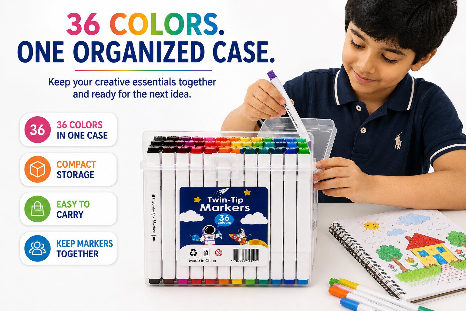 twin tip marker 36