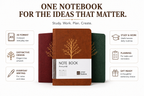 Tree design Journal A5 Ruled notebook hardcover Aesthetic Business notebook