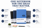 A5 Hardcover Diary with Front Closure – Stylish Notebook for Daily Notes, Work, Study & Planning