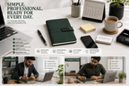 A5 Professional Notebook – Stylish Writing Journal for Business, Study, Planning & Everyday Notes