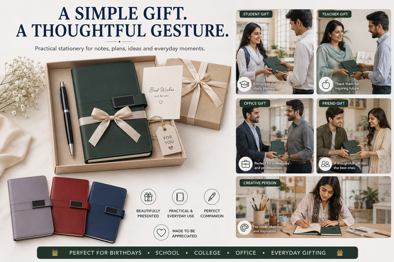 A5 Professional Notebook – Stylish Writing Journal for Business, Study, Planning & Everyday Notes