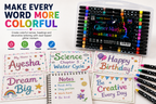 Glitter Marker Set – Shimmering Coloring Pens for DIY Crafts, Greeting Cards, Scrapbooking, Drawing & Creative Projects