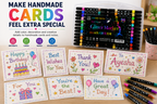 Glitter Marker Set – Shimmering Coloring Pens for DIY Crafts, Greeting Cards, Scrapbooking, Drawing & Creative Projects