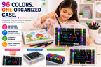 Glitter Marker Set – Shimmering Coloring Pens for DIY Crafts, Greeting Cards, Scrapbooking, Drawing & Creative Projects