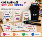 Double-Sided Touch Markers 12 Pcs – Multi-Purpose Art & Coloring Pens with Two Tips and Black Cotton Cover for Easy Storage