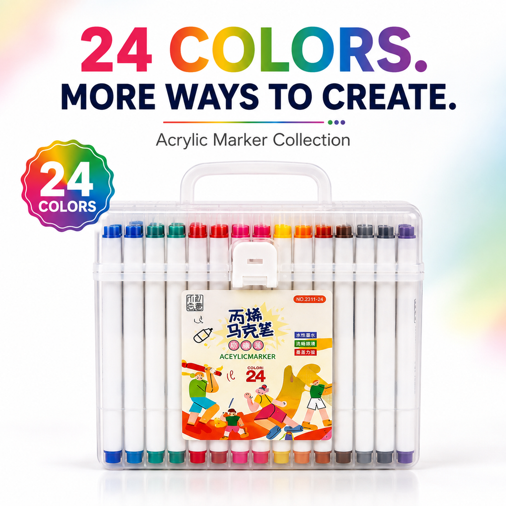acrylic marker 24 colours