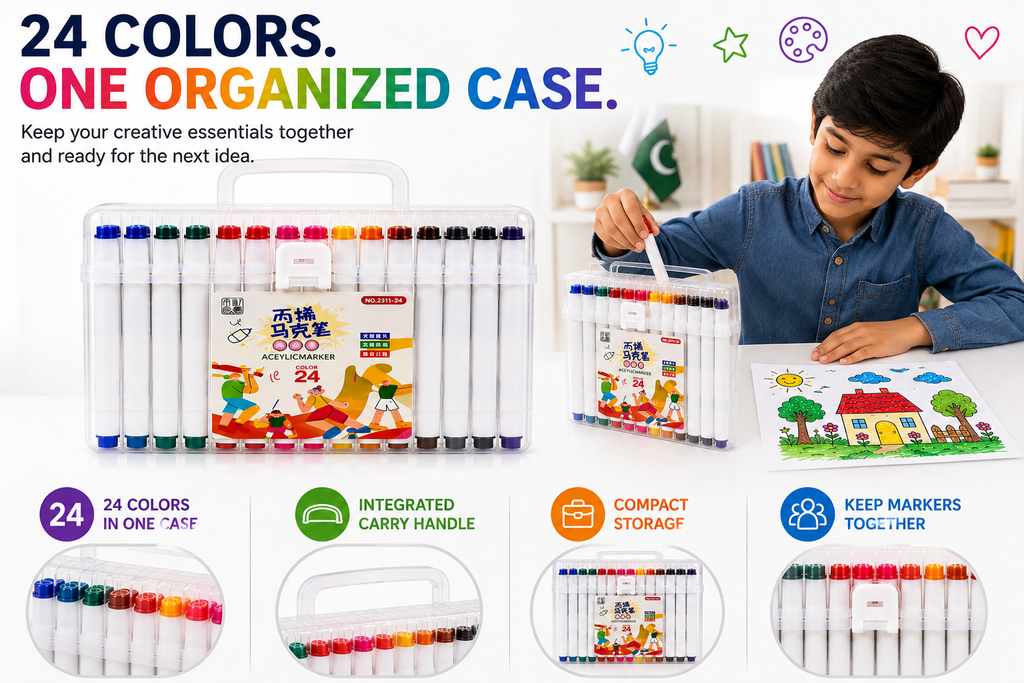 acrylic marker 24 colours