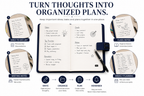 Elegant A5 Notebook – Professional Writing Journal for Notes, Planning, Work & Study