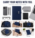 A5 Premium Journal Notebook – Stylish Front-Clasp Design for Organized Notes, Work, Study & Daily Planning