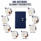 A5 Premium Journal Notebook – Stylish Front-Clasp Design for Organized Notes, Work, Study & Daily Planning