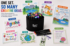 Touch 48-Piece Double-Sided Marker Set with Black Cotton Cover – Dual Tip Art Markers for Drawing, Sketching, Coloring, Shading & Creative Projects