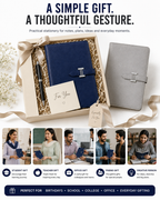 A5 Premium Journal Notebook – Stylish Front-Clasp Design for Organized Notes, Work, Study & Daily Planning