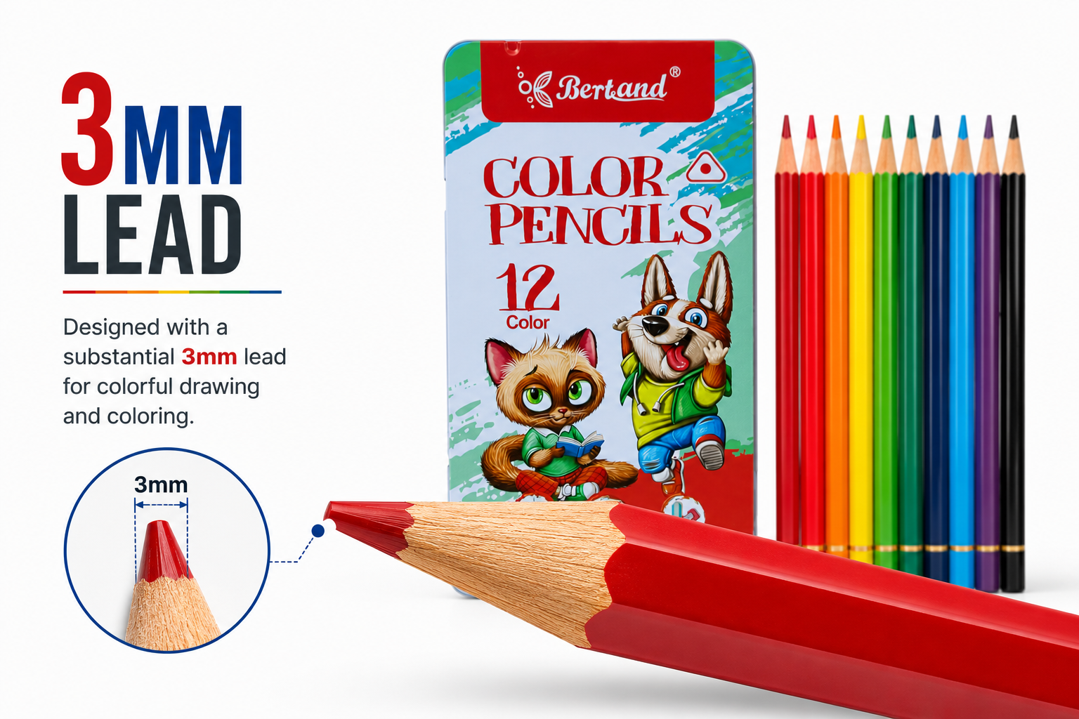 Bertand colour pencils 12