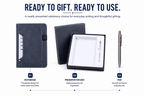 Executive Organizer Notebook with Pen – Premium Navy Journal Gift Set for Business, Meetings, Planning & Writing