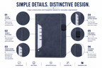 Executive Organizer Notebook with Pen – Premium Navy Journal Gift Set for Business, Meetings, Planning & Writing
