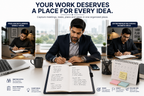 Executive Organizer Notebook with Pen – Premium Navy Journal Gift Set for Business, Meetings, Planning & Writing