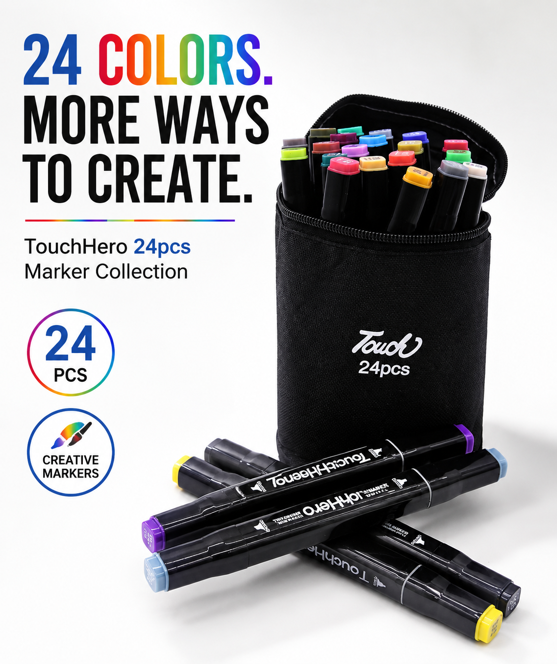 touch marker 24 colour