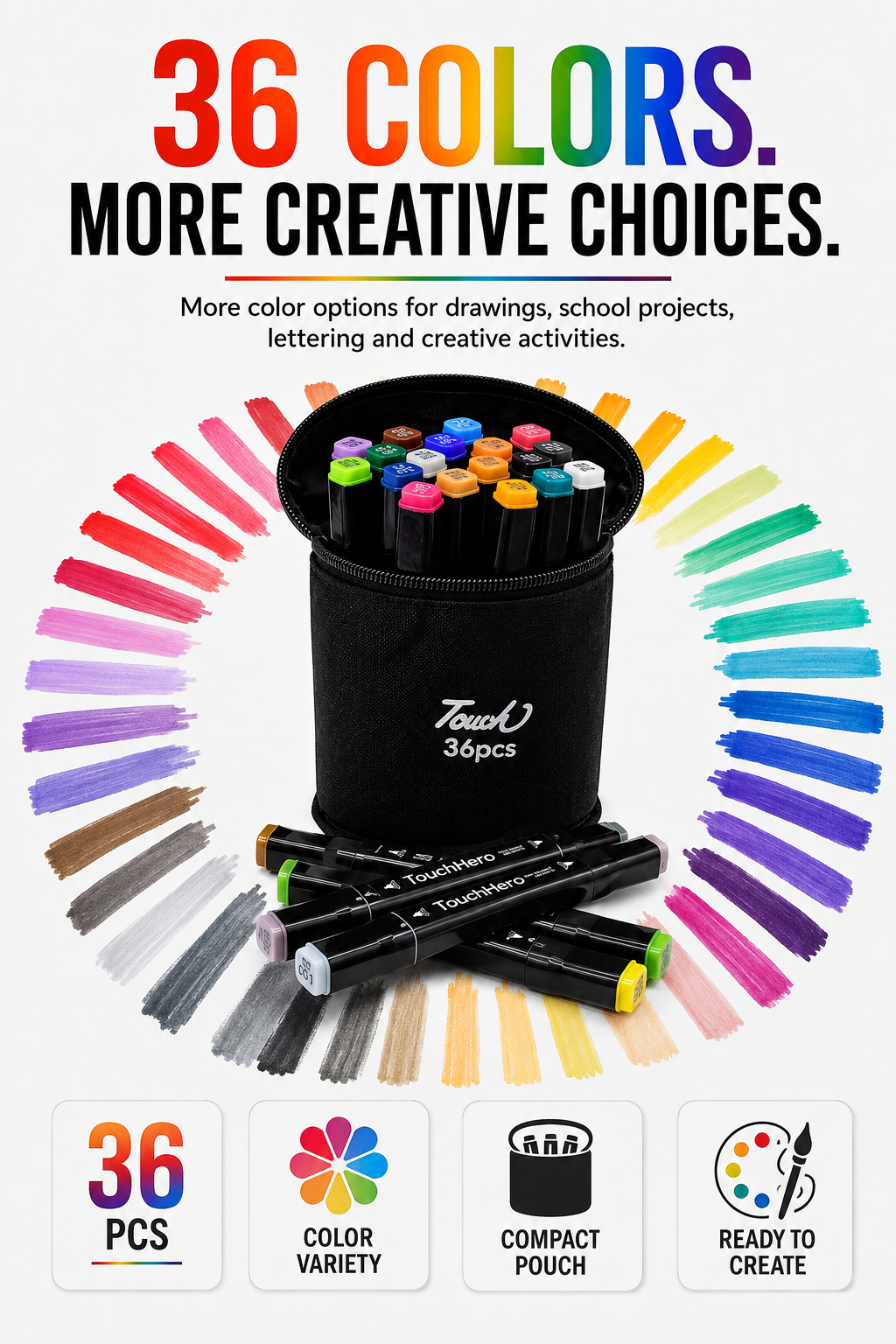 tauch marker 36 colours