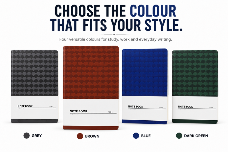 Premium A5 Notebook – Stylish Hardcover Journal for Study, Work, Planning & Everyday Writing