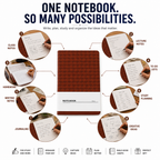 Premium A5 Notebook – Stylish Hardcover Journal for Study, Work, Planning & Everyday Writing
