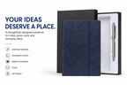 Executive Notebook Gift Set – Premium Hardcover Journal with Pen for Work, Meetings, Planning & Personal Notes