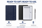 Executive Notebook Gift Set – Premium Hardcover Journal with Pen for Work, Meetings, Planning & Personal Notes