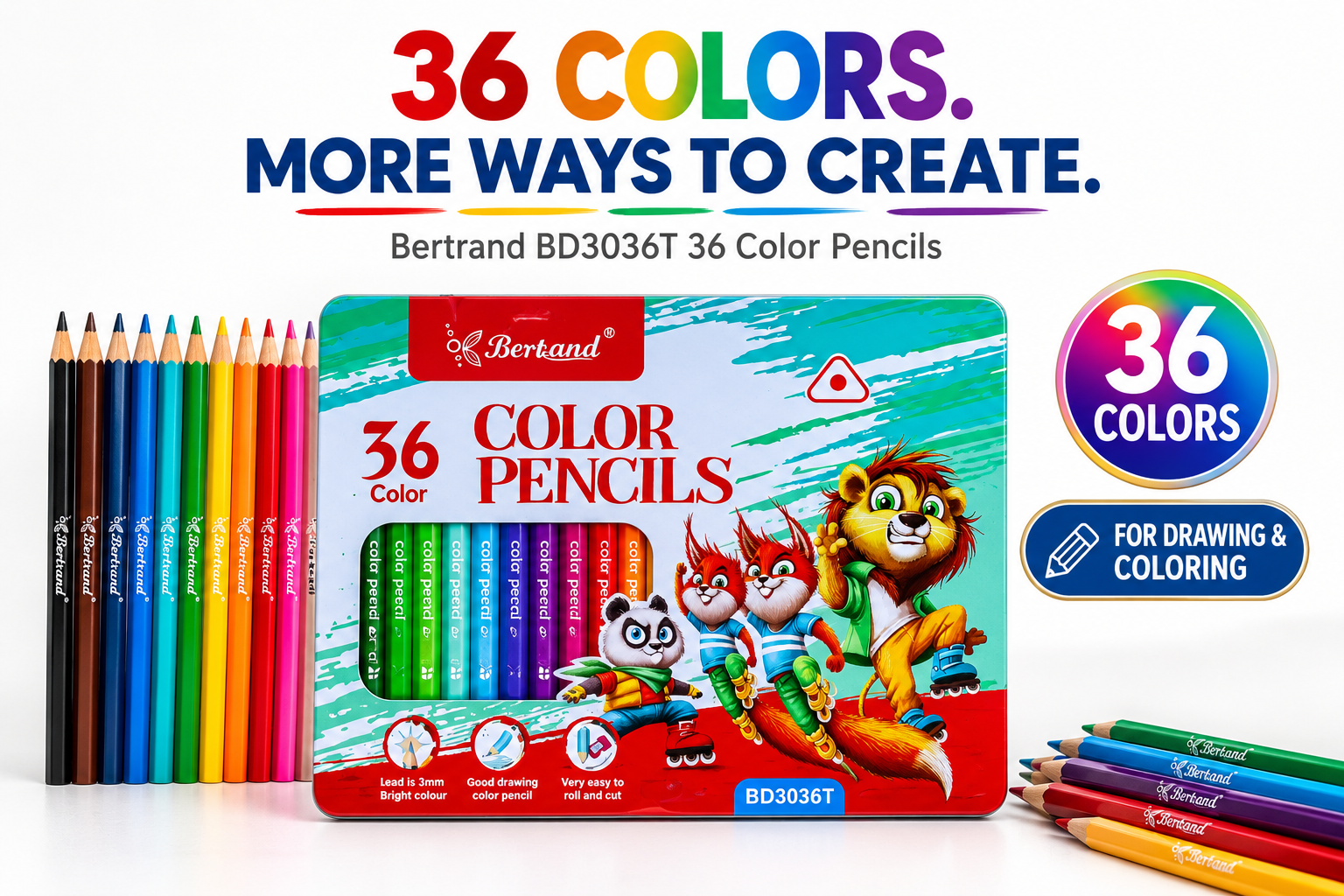 Bertand colour pencile 36