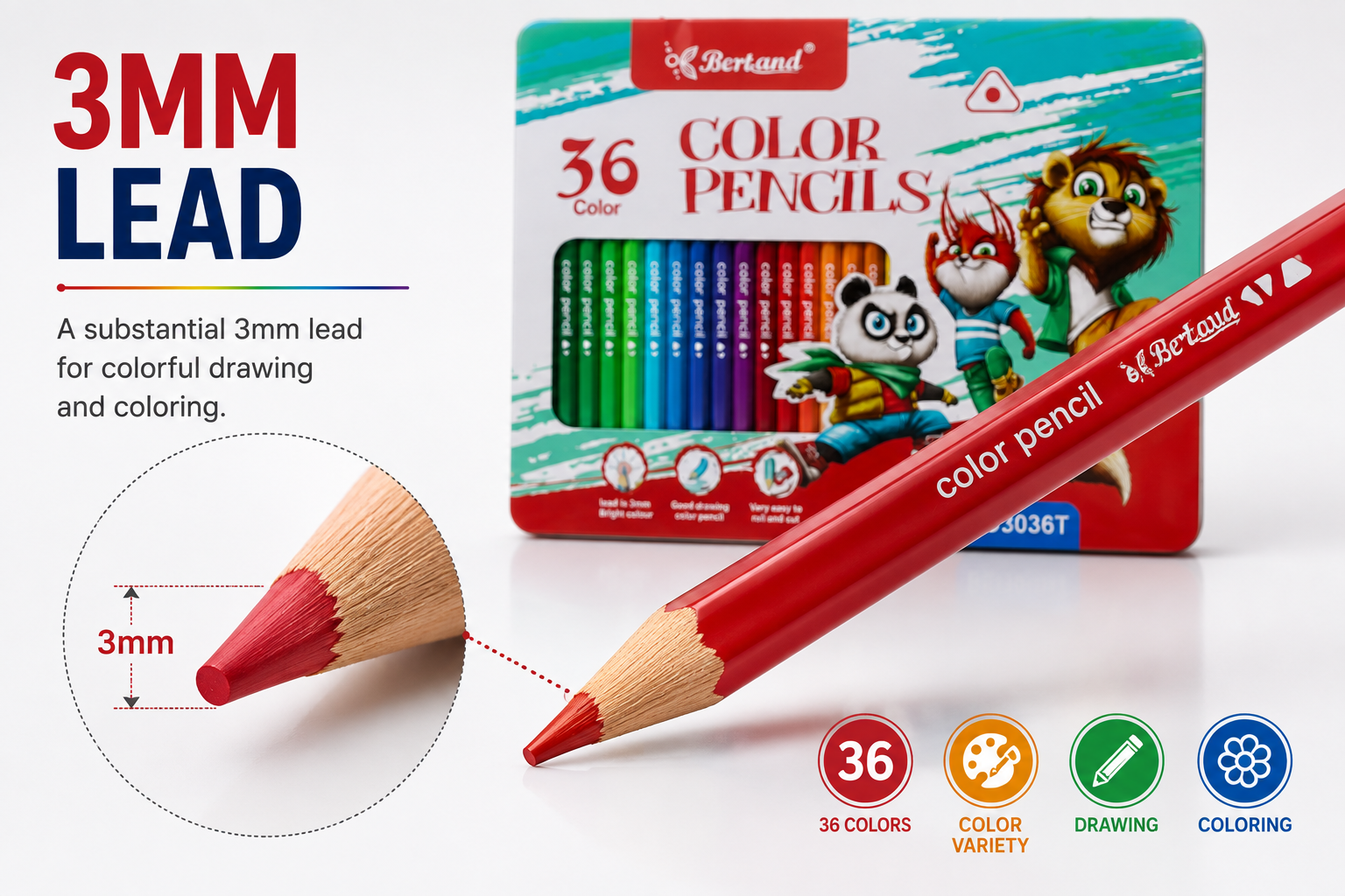 Bertand colour pencile 36