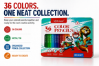 Bertand 36-Piece Colour Pencil Set – Vibrant & Smooth Colouring Pencils for Kids, Students & Artists, Rich Pigments for Drawing