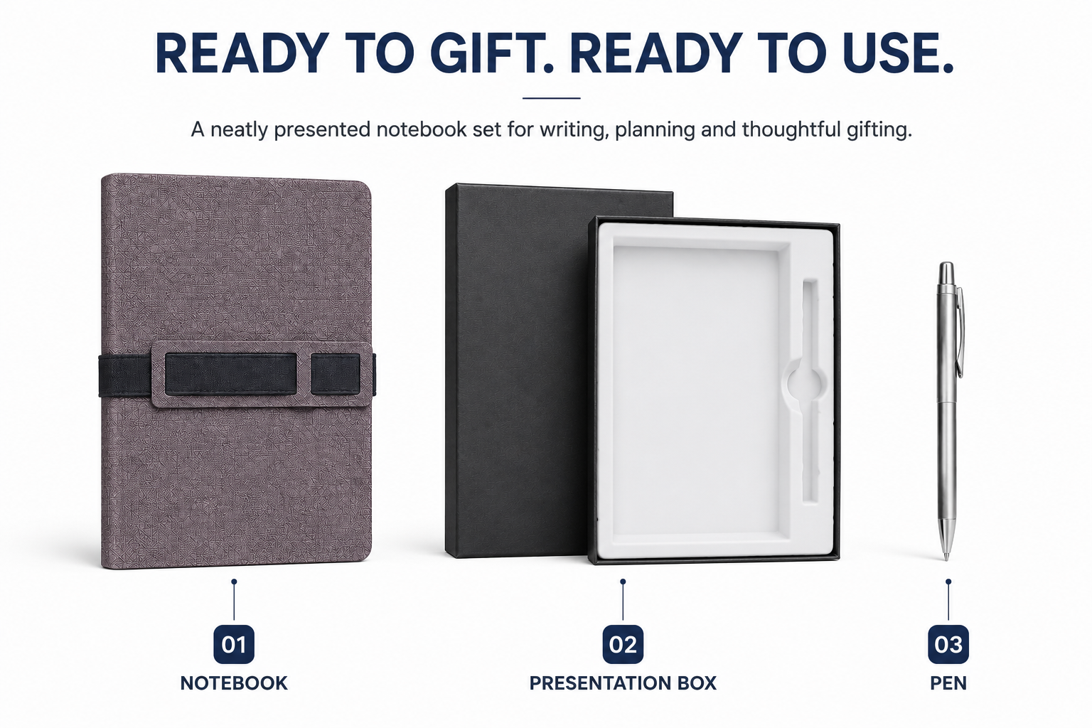 Your Ideas, Wherever You Go – Versatile Notebook for Study, Office, Freelance Work & Daily Planning