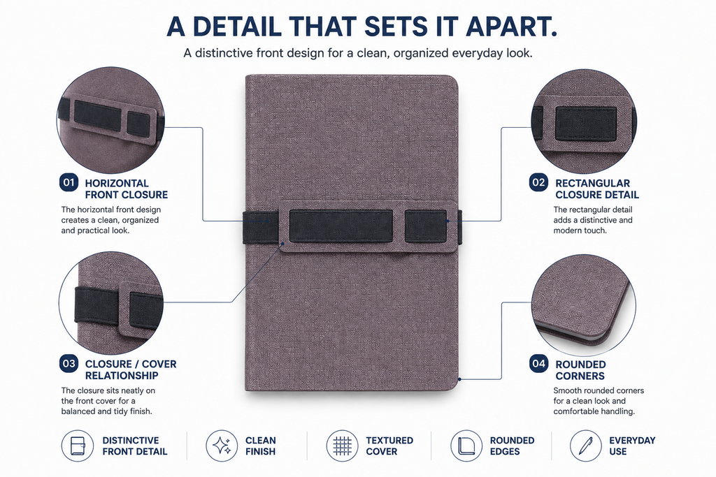 Your Ideas, Wherever You Go – Versatile Notebook for Study, Office, Freelance Work & Daily Planning