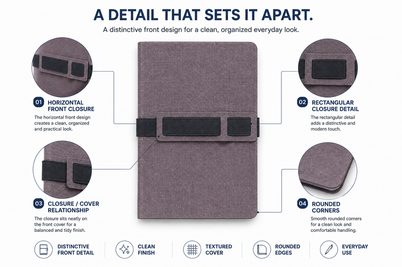 Your Ideas, Wherever You Go – Versatile Notebook for Study, Office, Freelance Work & Daily Planning