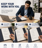 Executive A5 Notebook Journal – Refined Hardcover Design for Business Notes, Work, Planning & Professional Writing