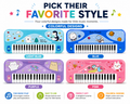 Piano Design Ten Box for Kids – Fun Musical-Themed Pencil Case & Stationery Organizer for School, Study & Everyday Use