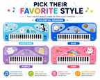 Piano Design Ten Box for Kids – Fun Musical-Themed Pencil Case & Stationery Organizer for School, Study & Everyday Use